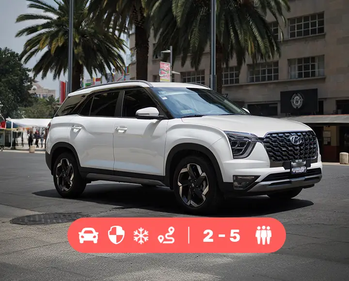 renta Hyundai Creta Renta con chofer en CDMX